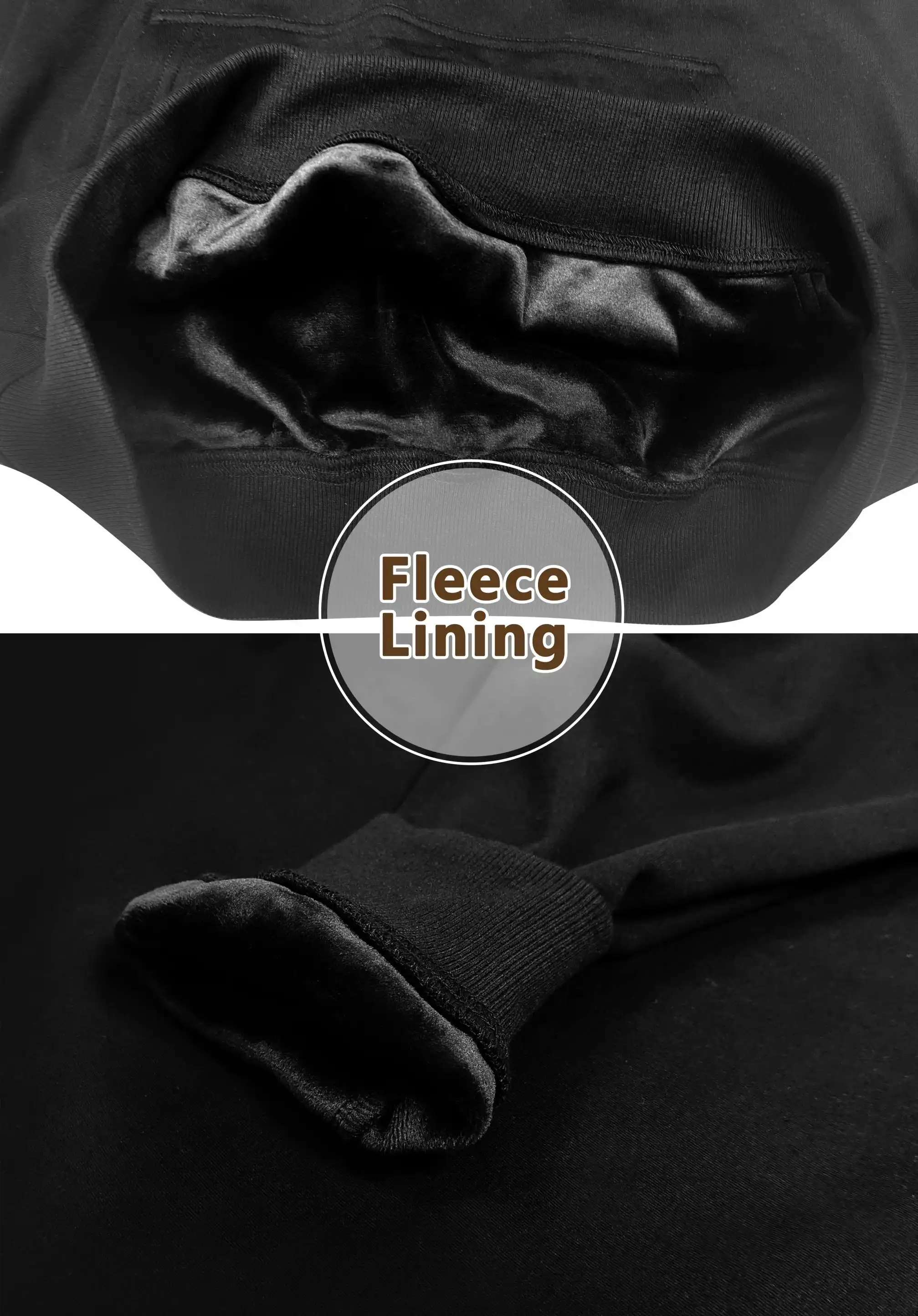Hoodie fleece lining customized  Hoodie fleece lining customized
