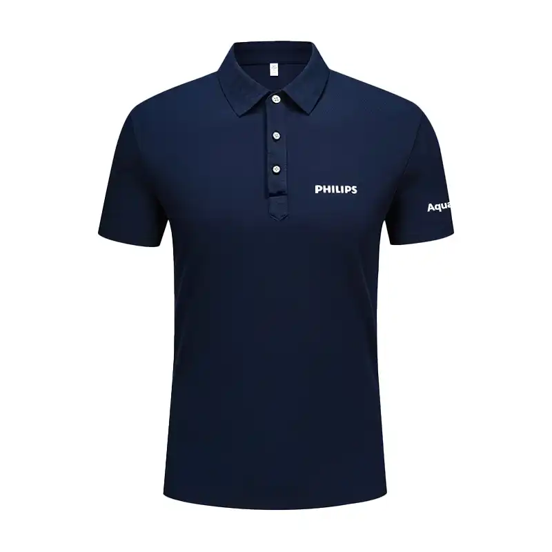 Breathable Navy Polo